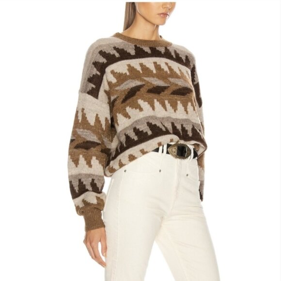 ISABEL MARANT ÉTOILE Gatsy Jacquard Sweater - Picture 2 of 9